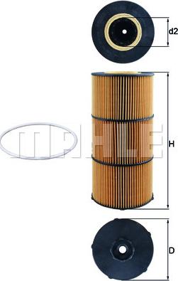 KNECHT OX 832D - Filtr oleju