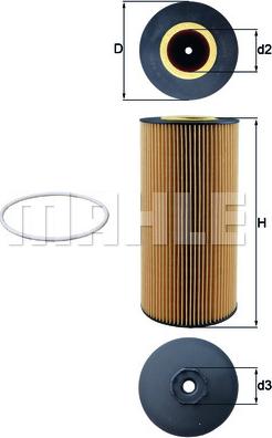KNECHT OX 348D - Filtr oleju