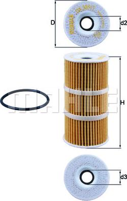 KNECHT OX 389/1D — Filtr oleju