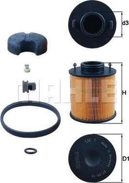 KNECHT UX 1D — Filtr mocznikowy