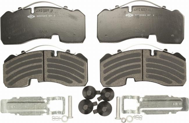 KNORR-BREMSE K 060273K50 — Zestaw klocków hamulcowych, hamulce tarczowe