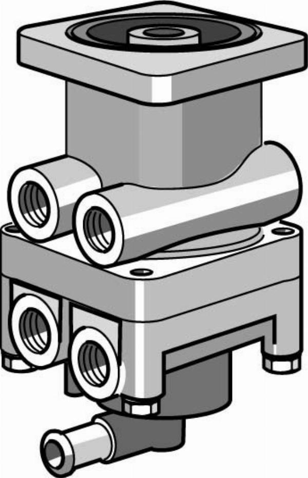 KNORR-BREMSE DX7 0CR OG - Zawór hamulcowy, hamulec roboczy
