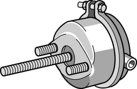 KNORR-BREMSE II33479A — Siłownik membranowy