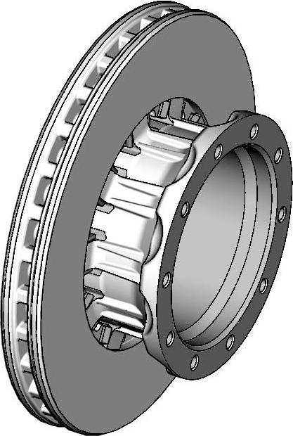 KNORR-BREMSE K 069333 — Tarcza hamulcowa