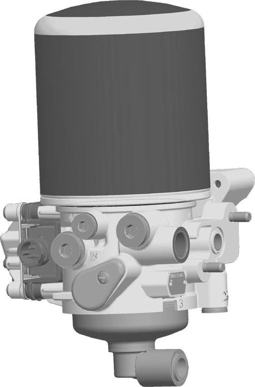 KNORR-BREMSE K011867N03 - Osuszacz powietrza, instalacja pneumatyczna