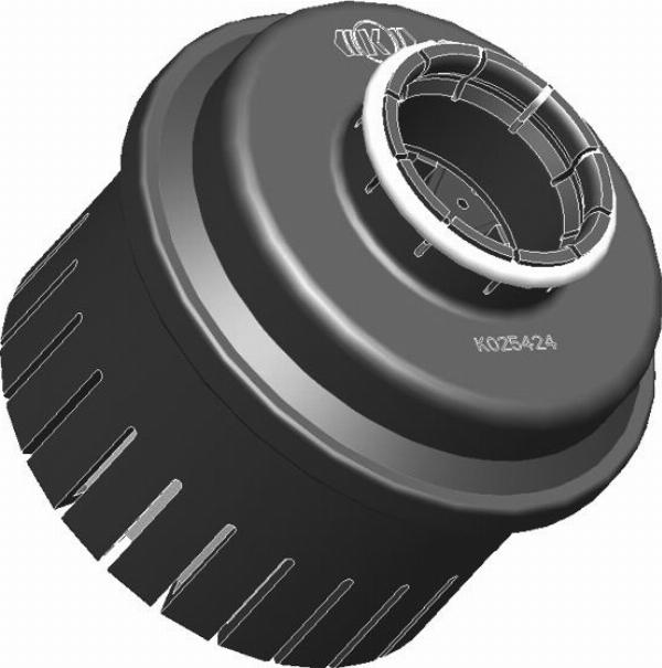 KNORR-BREMSE K025424 - Tłumik, system pneumatyczny