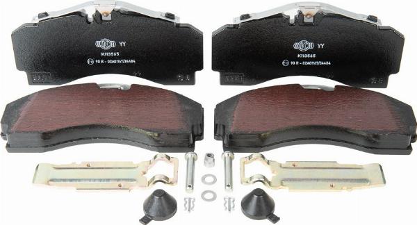 KNORR-BREMSE K 071018K50 — Zestaw klocków hamulcowych, hamulce tarczowe