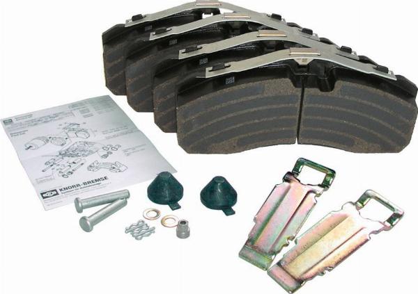 KNORR-BREMSE K 140 826 K50 — Zestaw klocków hamulcowych, hamulce tarczowe
