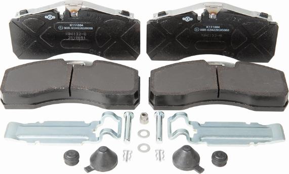 KNORR-BREMSE K115441K50 — Zestaw klocków hamulcowych, hamulce tarczowe