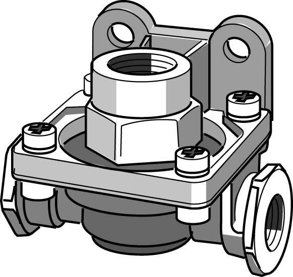 KNORR-BREMSE KX2552/3 - Zawór wielodrożny