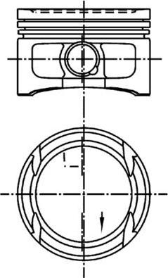 Kolbenschmidt 99562600 — Tłok