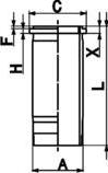 Kolbenschmidt 89899110 — Tuleja cylindrowa