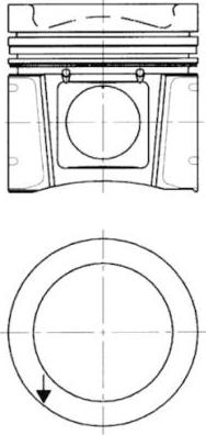 Kolbenschmidt 40332600 — Tłok