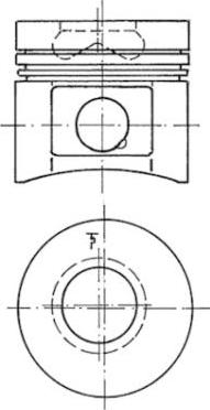 Kolbenschmidt 40073600 — Tłok