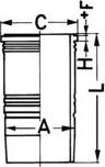 Kolbenschmidt 89324110 — Tuleja cylindrowa
