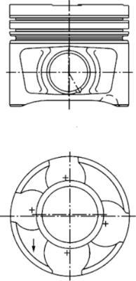 Kolbenschmidt 40356610 — Tłok