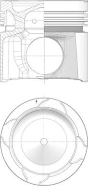 Kolbenschmidt 40393601 — Tłok