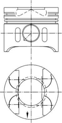 Kolbenschmidt 97409600 — Tłok