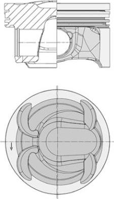 Kolbenschmidt 40315600 — Tłok