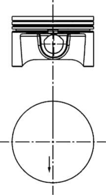Kolbenschmidt 40388600 — Tłok