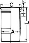Kolbenschmidt 89858110 — Tuleja cylindrowa