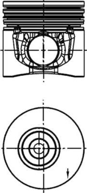 Kolbenschmidt 40269610 — Tłok