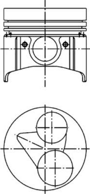 Kolbenschmidt 40224600 — Tłok