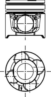 Kolbenschmidt 40217610 — Tłok