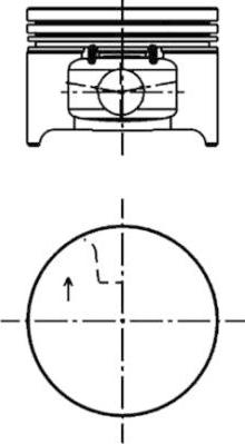 Kolbenschmidt 40277610 — Tłok