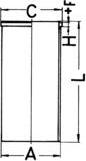 Kolbenschmidt 89555190 - Tuleja cylindra