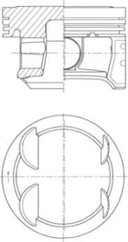 Kolbenschmidt 41006620 — Tłok