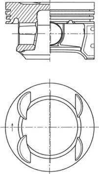 Kolbenschmidt 41007620 — Tłok