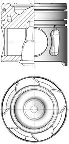 Kolbenschmidt 41255600 - TLOK KPL. Z PIERSCIENIAMI