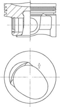 Kolbenschmidt 41257610 — Tłok