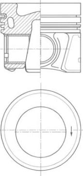 Kolbenschmidt 41270600 — Tłok