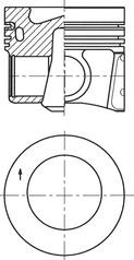 Kolbenschmidt 41271610 — Tłok