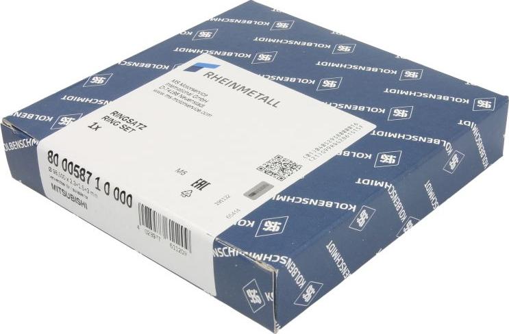 Kolbenschmidt 800058710000 — Zestaw pierścieni tłokowych