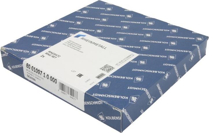 Kolbenschmidt 800109710000 — Zestaw pierścieni tłokowych