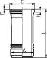 Kolbenschmidt 88429110 - Tuleja cylindra