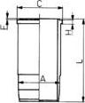 Kolbenschmidt 89443110 — Tuleja cylindrowa