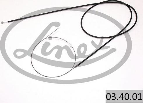 Linex 03.40.01 — Cięgno zamka pokrywy komory silnika