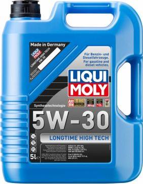 Liqui Moly 9507 - OLEJ LIQUI MOLY 5W30 5L LONGTIME HIGH TECH DPF - 229.51 - 502.00 505.00 505.01