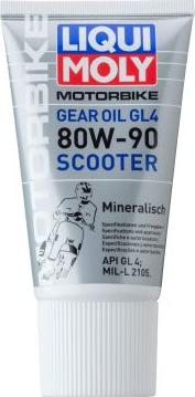 Liqui Moly 1680 - OLEJ LIQUI MOLY 80W90 150ML GL4 SCOOTER - MINERALNY - PRZEKŁADNIOWY