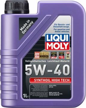 Liqui Moly 1855 - OLEJ LIQUI MOLY 5W40 1L SYNTHOIL HIGH TECH - 229.1 - 502.00 505.00