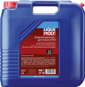 Liqui Moly 3641 - OLEJ LIQUI MOLY DSG 20L 8100 - VW G052 182 VW G052 529 - 236.21 - PRZEKŁADNIOWY