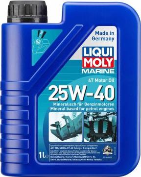 Liqui Moly 25026 - OLEJ LIQUI MOLY 25W40 1L 4T MARINE MOTOR OIL