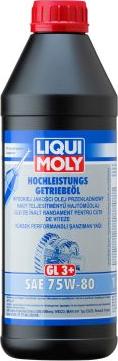 Liqui Moly 20464 - OLEJ LIQUI MOLY 75W80 1L GL3 - MAN 341-E3-Z3 - VOLVO 97305 - ZF TE-ML 08 - WYDŁUŻONY PRZEBIEG 300.000KM PÓŁSYNT.- PRZEKŁADNIOWY