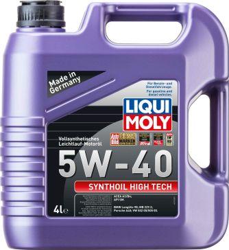 Liqui Moly 2194 - OLEJ LIQUI MOLY 5W40 4L SYNTHOIL HIGH TECH - 229.1 - 502.00 505.00