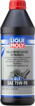 Liqui Moly 2183 - OLEJ LIQUI MOLY 75W90 1L SYNT. API GL5. MIL-L-2105 C-D - PRZEKŁADNIOWY