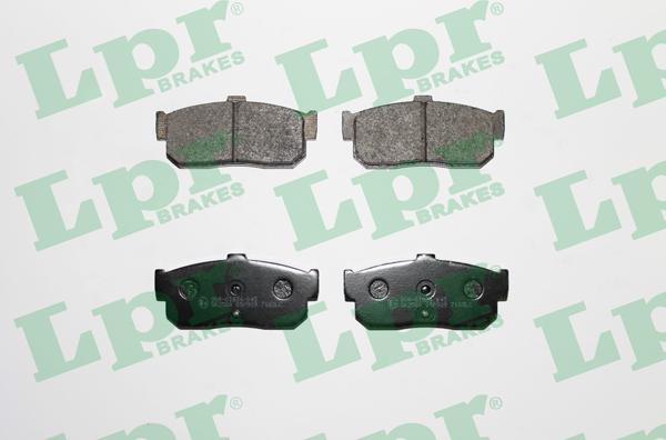 LPR 05P929 — Zestaw klocków hamulcowych, hamulce tarczowe